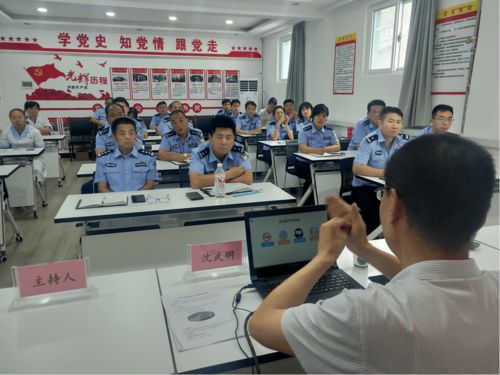 體檢科深入民警基層，開展健康知識講座及咨詢活動